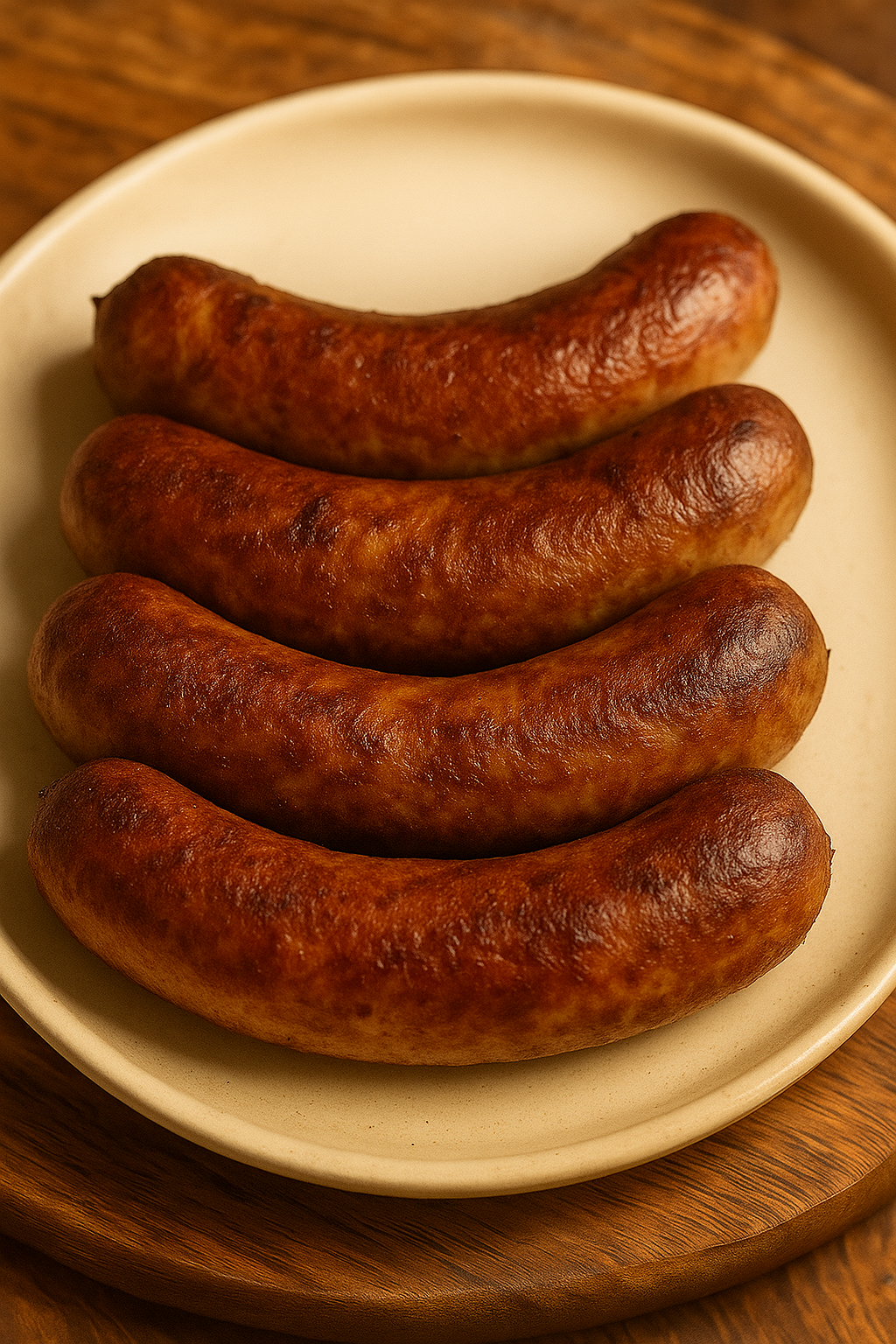 Pork Bacon & Cheese Sausages - 350 gm