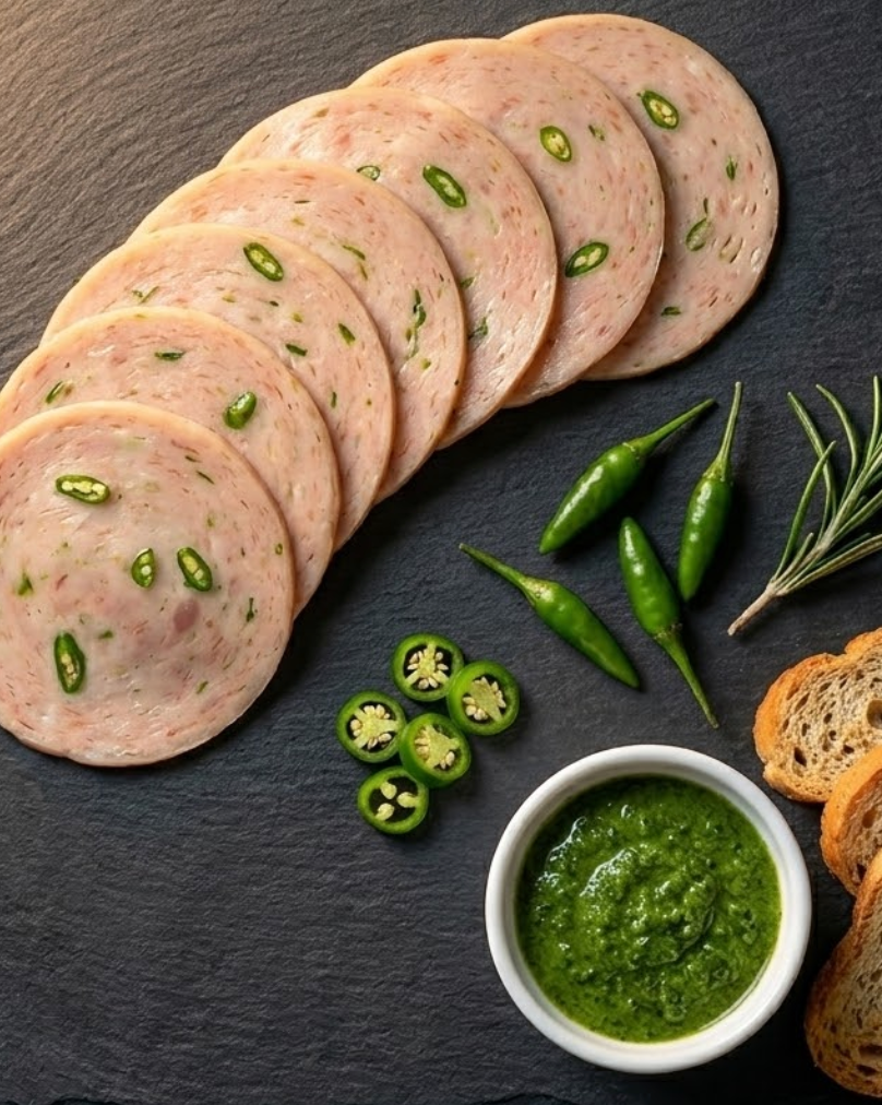 Artisanal Chicken Salami Green Chilli (Mild) - 200gm