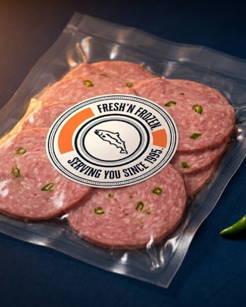 Artisanal Pork Salami Green Chilli (Mild) - 200gm
