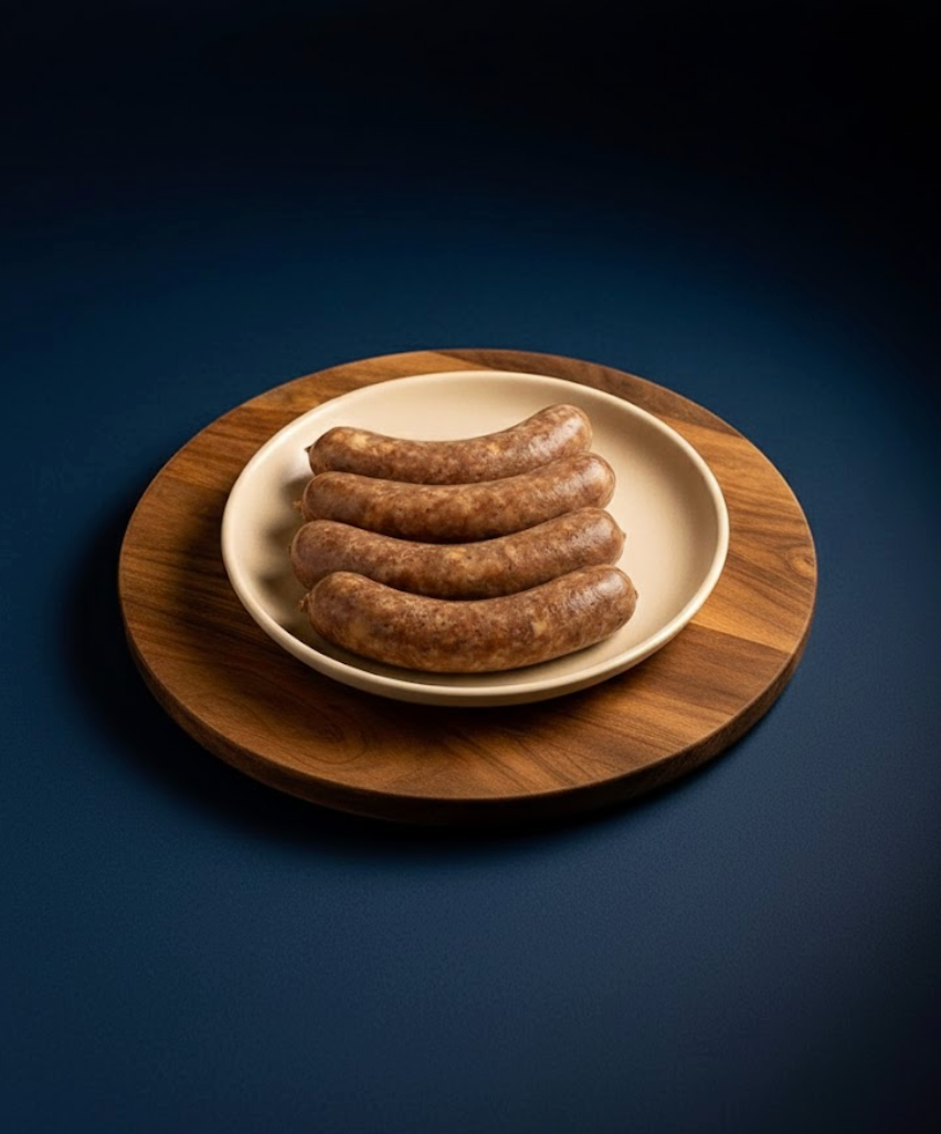 Pork Bacon & Cheese Sausages - 350 gm