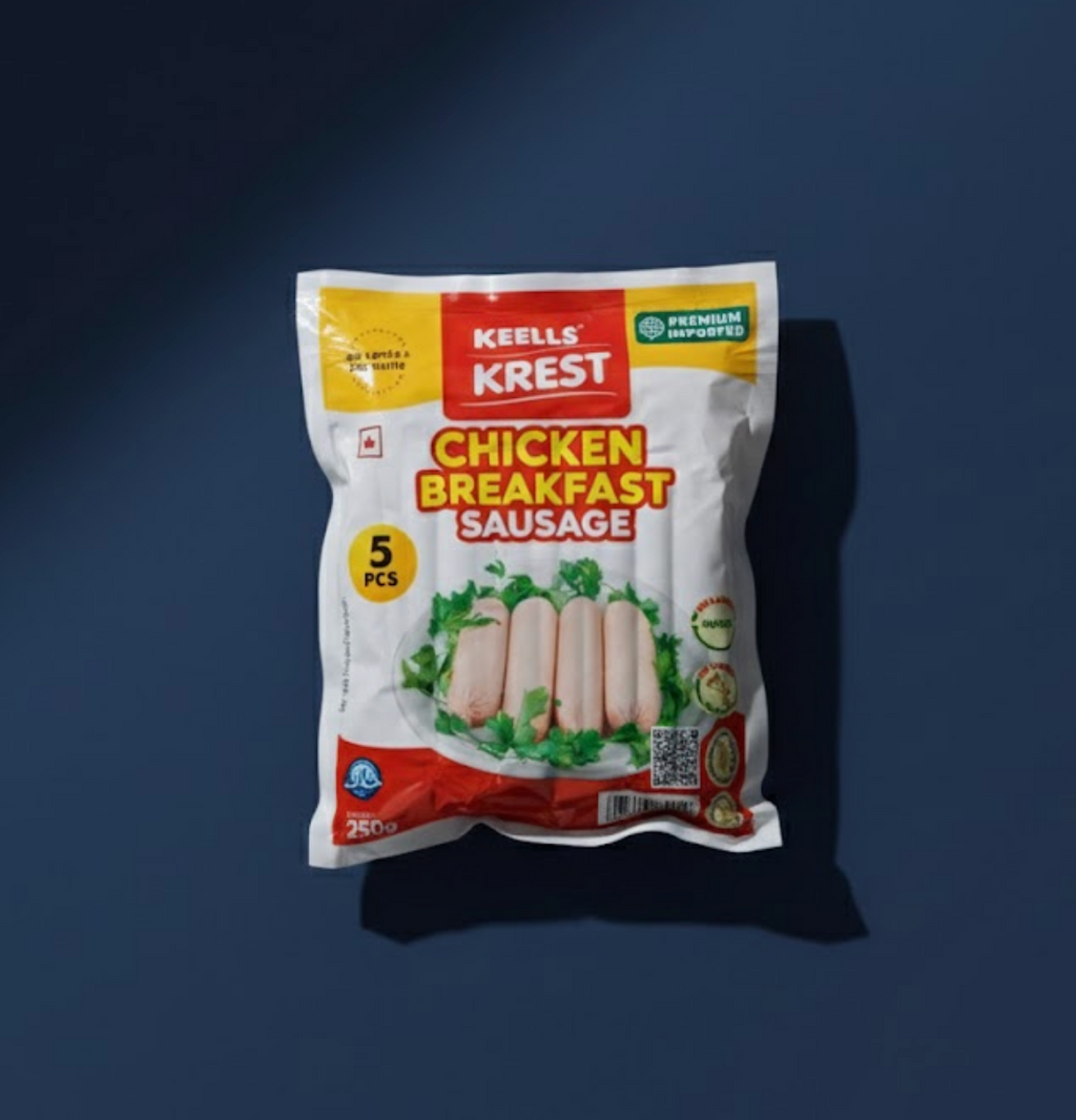 Keells Krest Chicken Breakfast Sausage - (250g | 5 pcs)