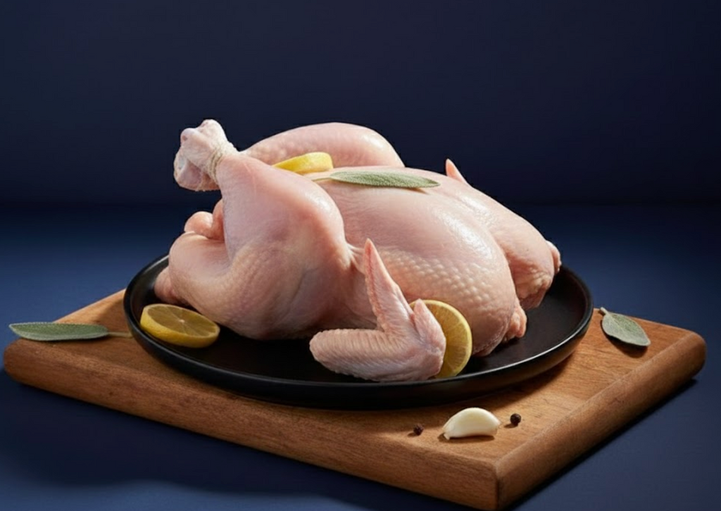Chicken Whole without Skin -800 gm