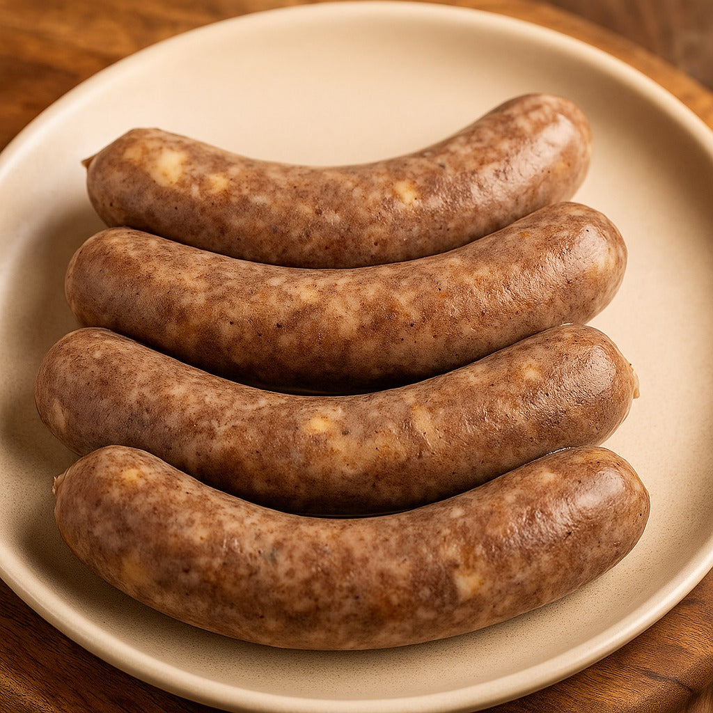 Pork Bacon & Cheese Sausages - 350 gm
