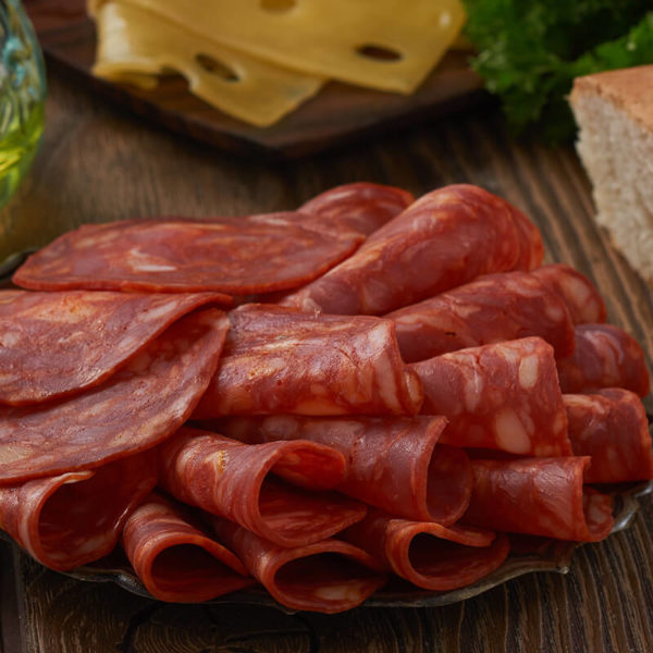 Premium Pork Chorizo Salami - Spiced, Imported, Sliced –100 gm