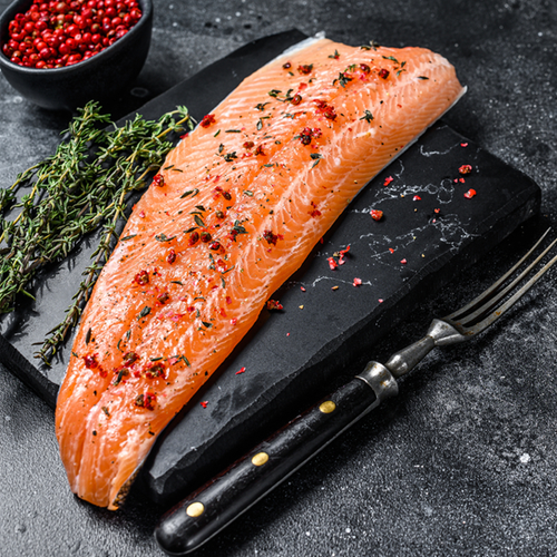 Atlantic Salmon Fillet - Norwegian Cut -(1.3kg - 1.5kg pc)